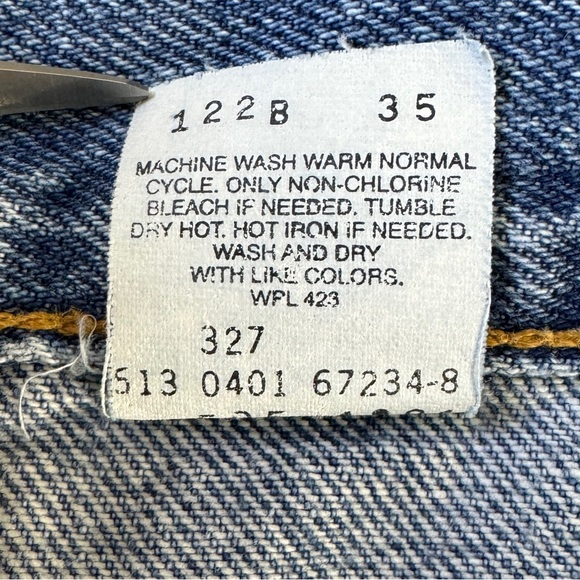 Levi's 505 Jeans Mens 38 x 30 USA Red Tab Regular Fit Straight Leg Vintage Levis - Picture 10 of 15